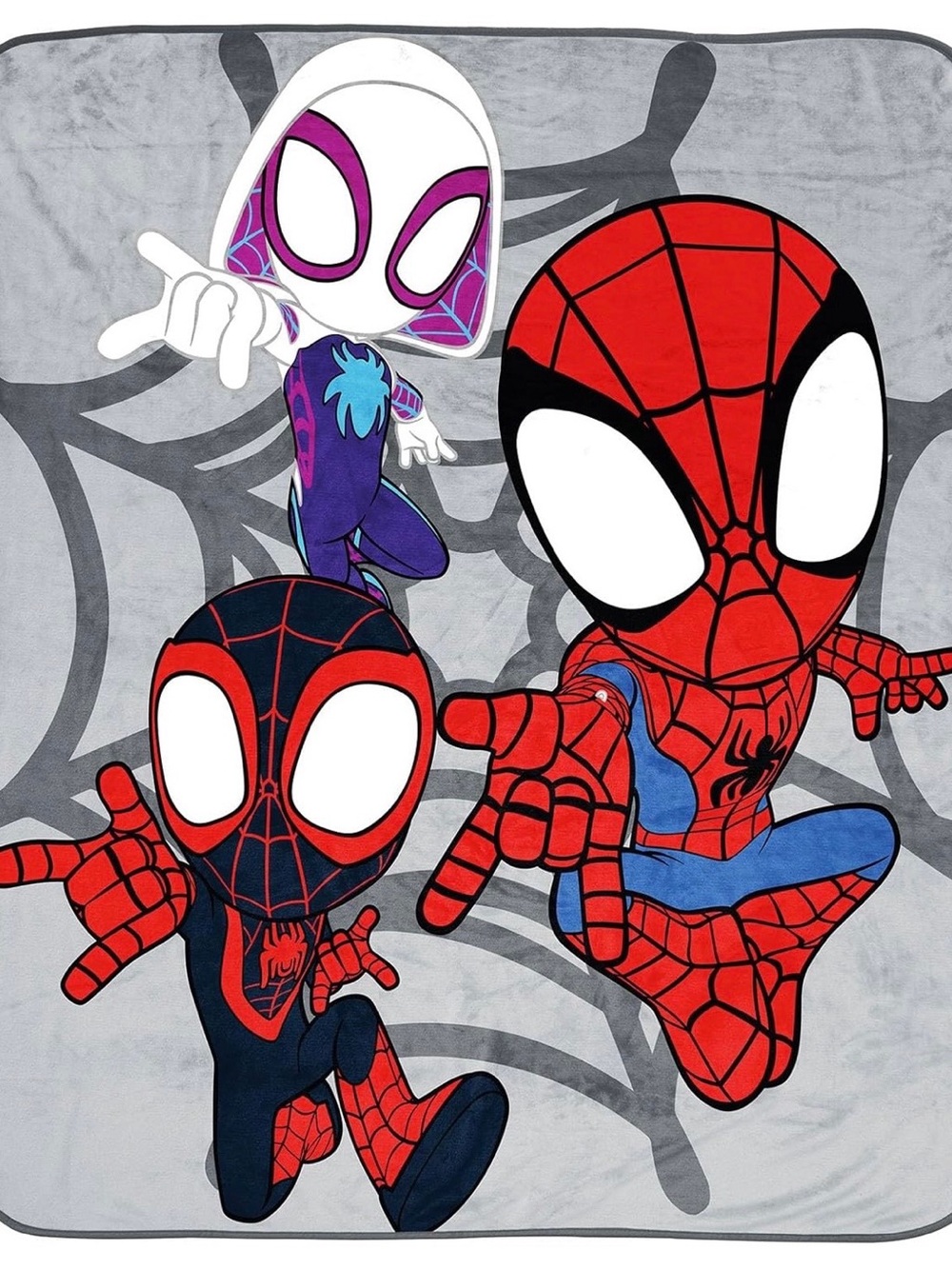 Marvel Kids Spider-Man Costume Blanket - Red, Blue, Purple